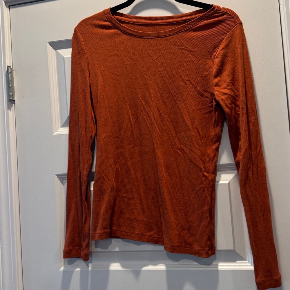 Rust Long Sleeve Top